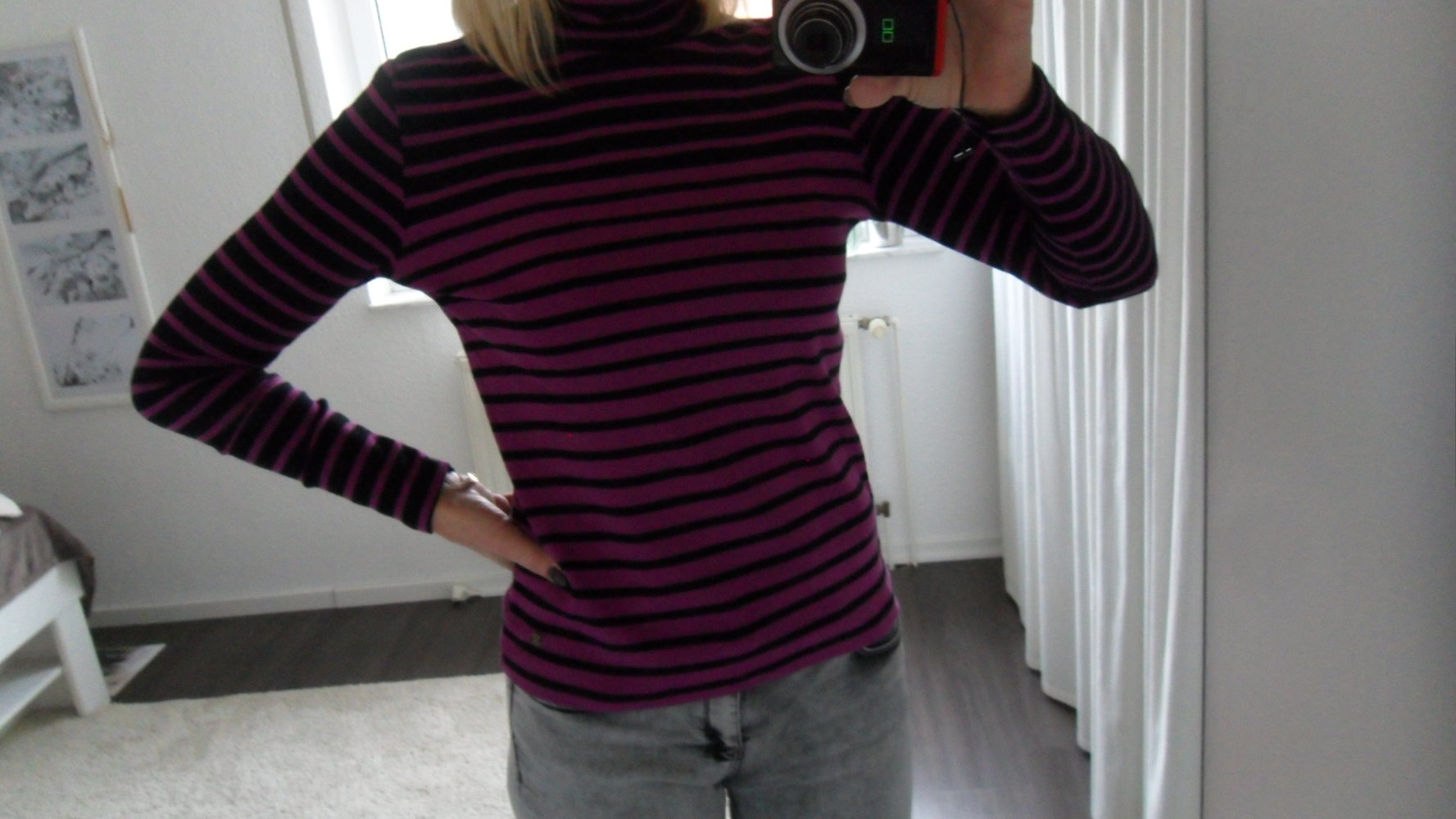 Esprit - Rollkragenpullover - Rollkragenpulli - Streifenpulli - S - Wie neu - 