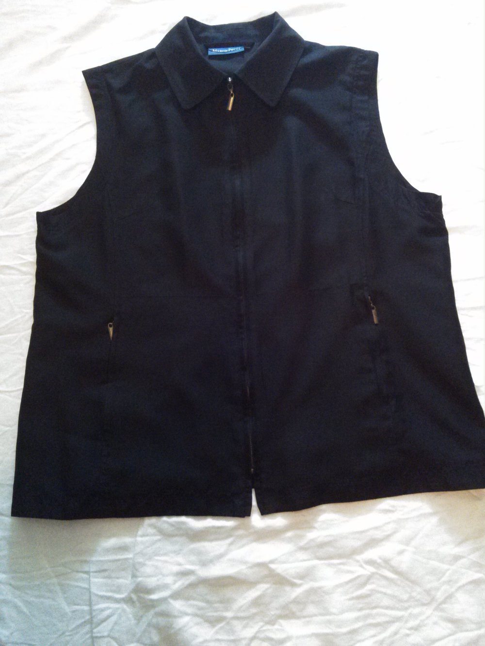 Sportive schwarze Weste von Marco Pecci ( P&C ) Gr. 44