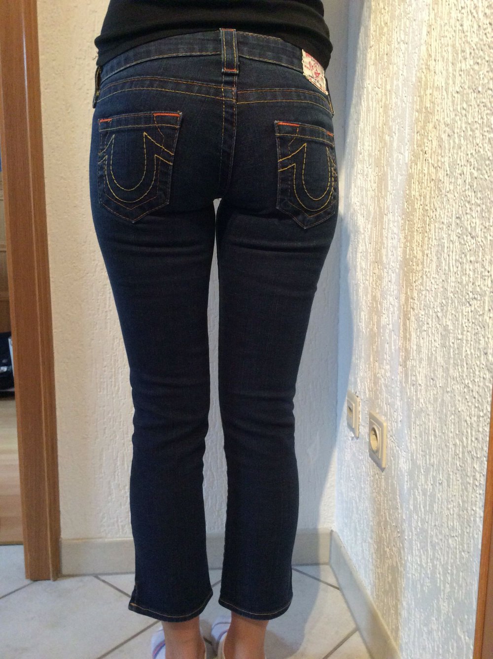 True Religion Brand Jeans  Style Kate 7/8 hise Röhre Größe 25 neuwertig 