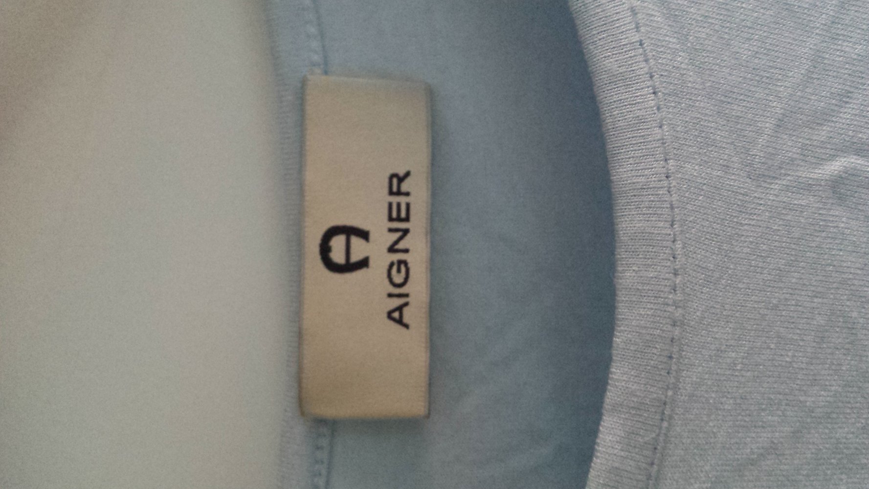 hellblaues T-Shirt von Aigner Gr. M