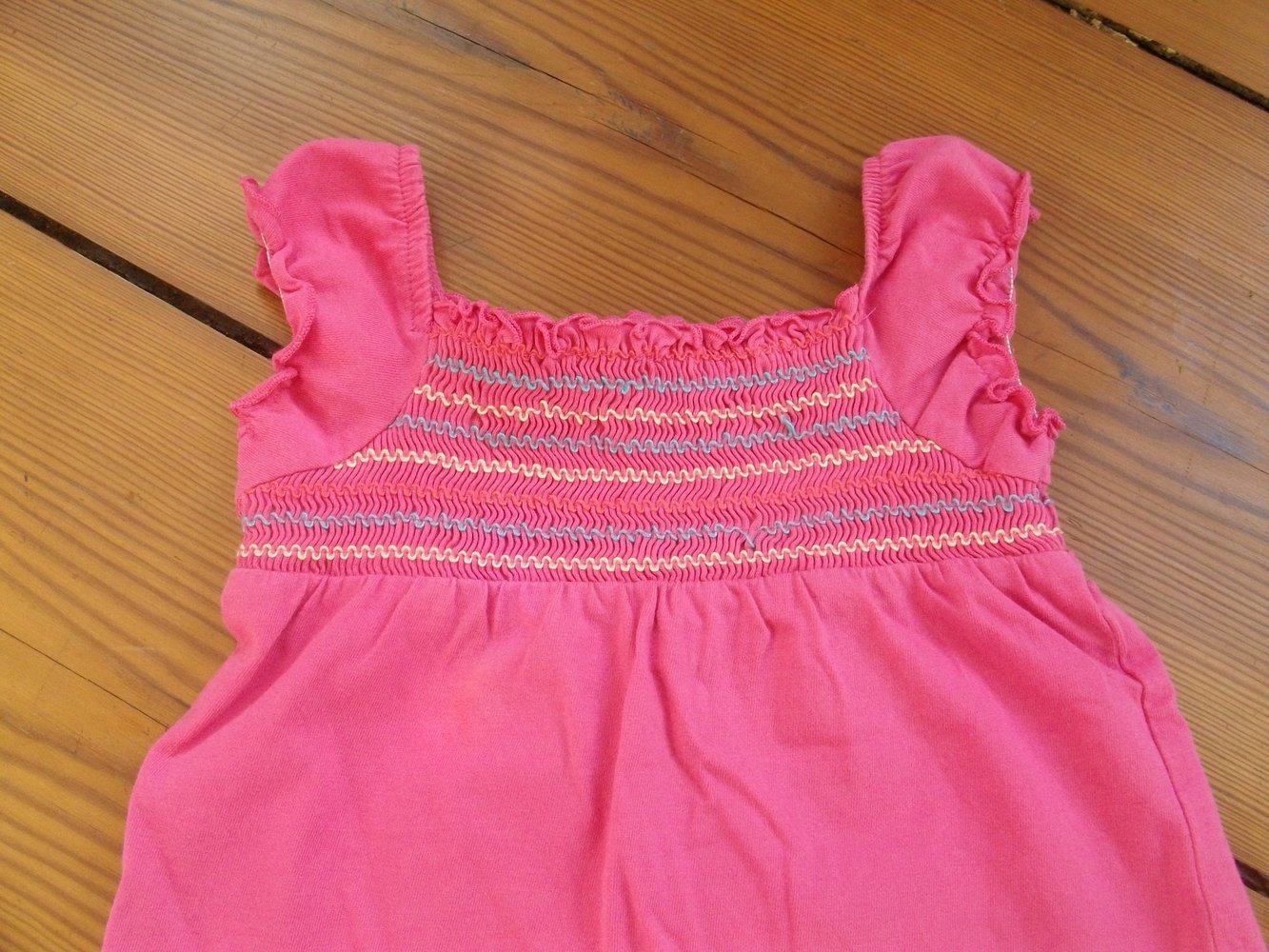 Süsses Tunika Shirt Gr. 80 BabyClub C&A gesmogt Pink