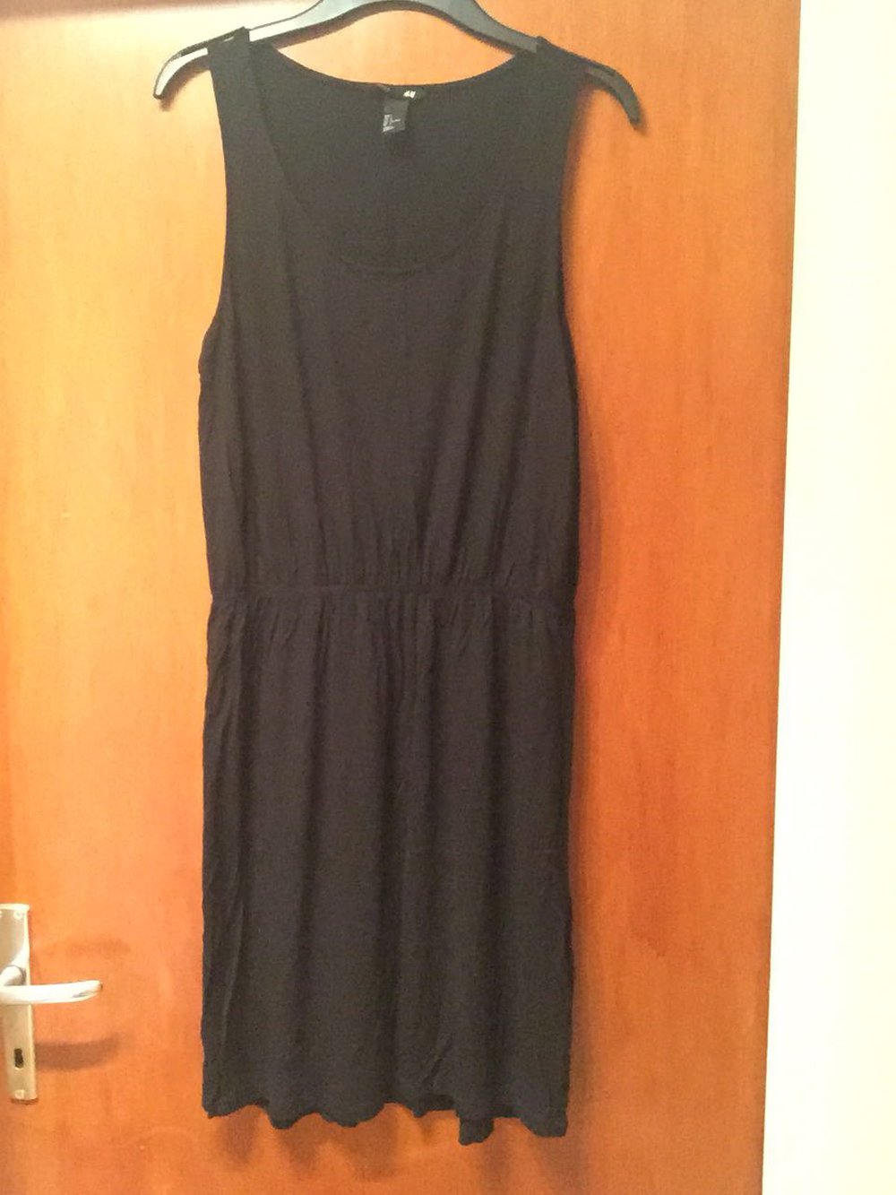 Trägerkleid Basic Schwarz