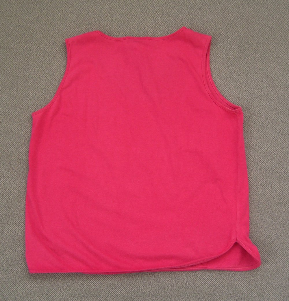 Pinkes Top mit lustigem Motiv