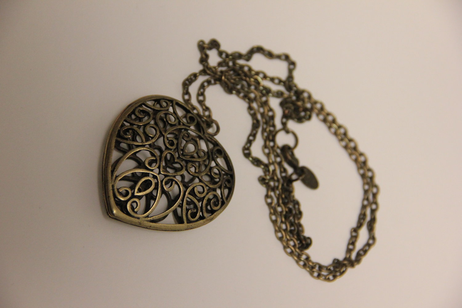 Vintage Kette mit Herz-Anhänger