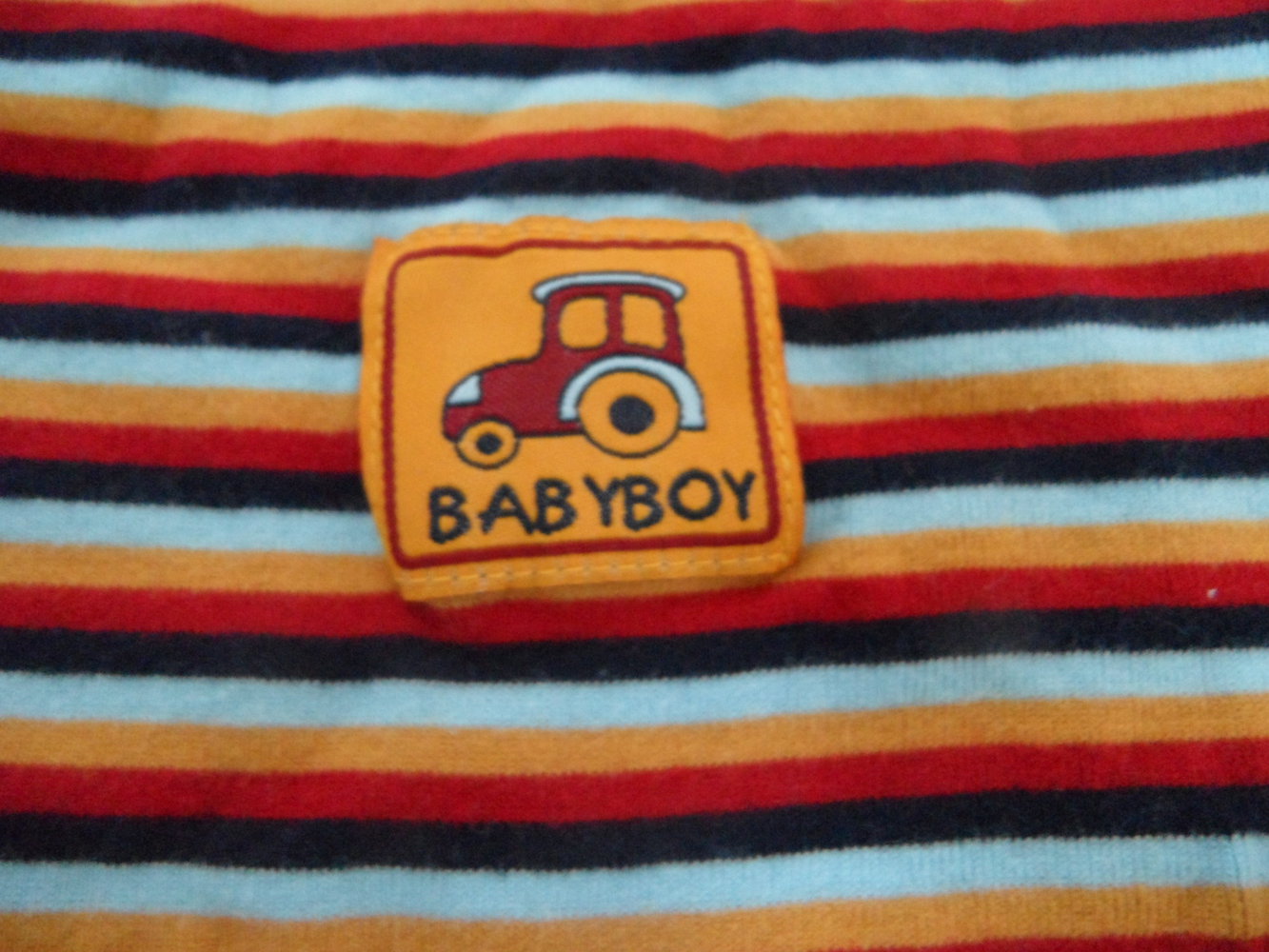 Body Ringel mit kleinem Traktor bunt