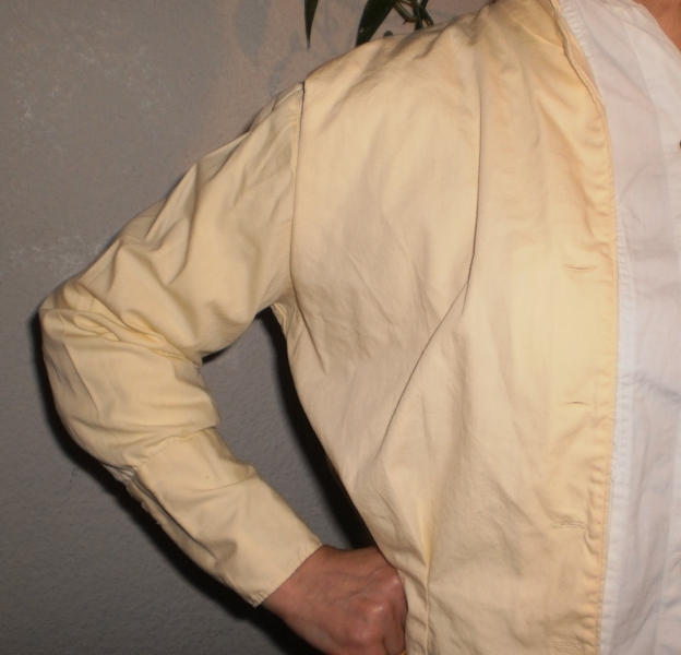 Gelbe 80er-Original Blusenjacke Stockholm-Style! / BTC Popular