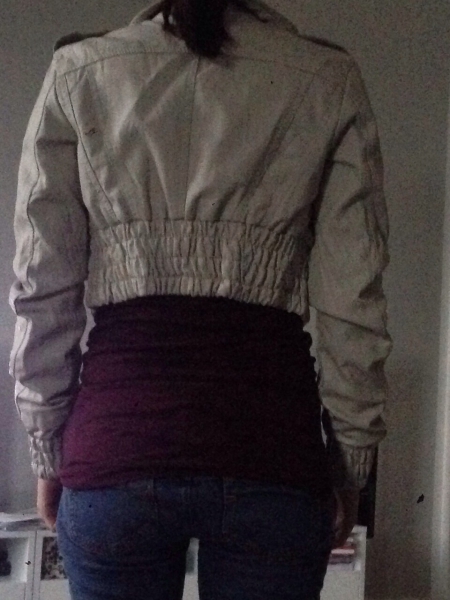 Lederjacke Imitat 