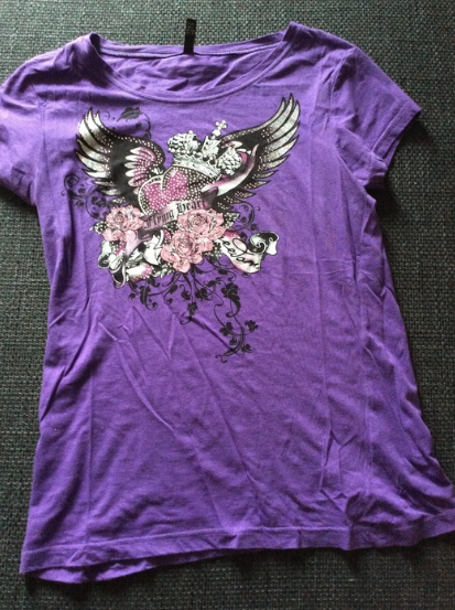 T-Shirt mit Strass