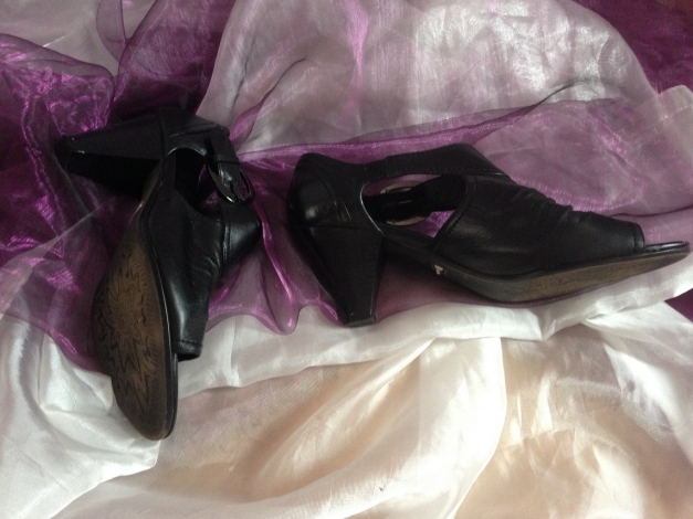 5th Avenue: Sandalen elegant Echtleder in schwarz!