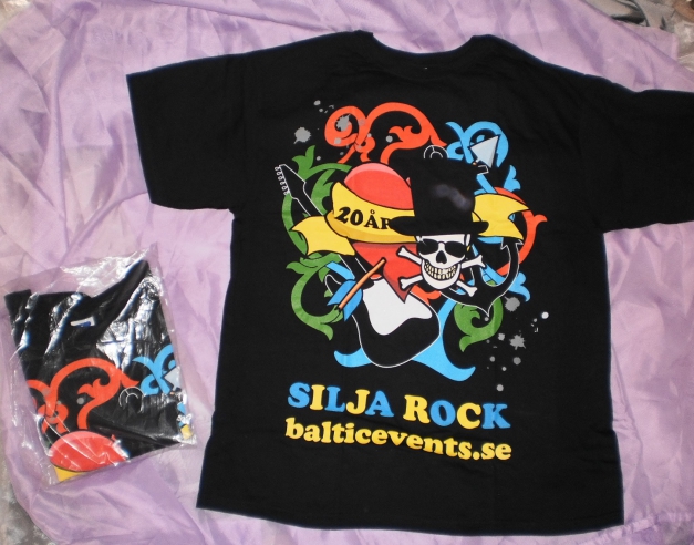 Schweden Finnland Rockshirt: Silja Rock Cruise Merch-Shirt 20 Jahre! Rarer Schatz für Rocker!