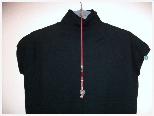 Strickpullover Rollkragen Pullover kurzarm schwarz Gr. 44/46, ungetragen