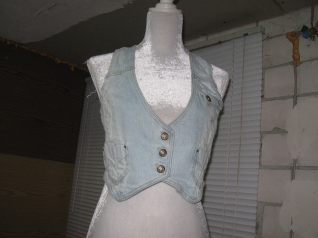 *** Bleached Jeansweste ***