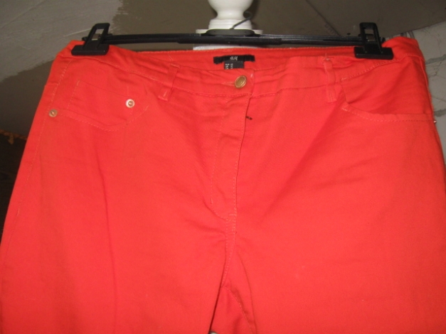 *** Knallig ~ Orange ~ Jeans ~ Röhre ***