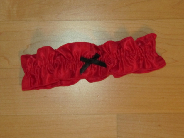 Strumpfband rot