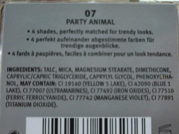  essence  Quattro 4er Lidschatten  Knallige Farben   PARTY ANIMAL