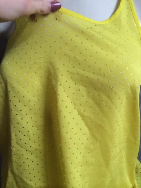 Zara top gelb 