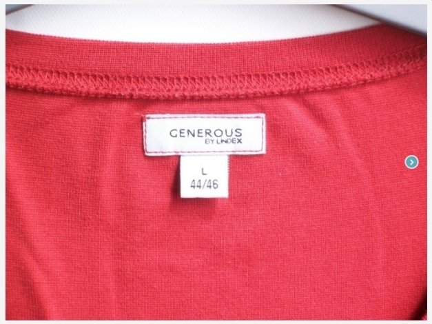 Langarm Shirt rot Größe 46/48 ungetragen!