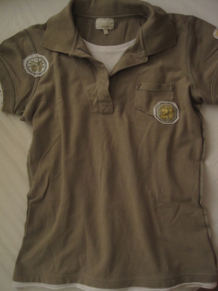 Polo Shirt - Nice Concept Größe M, khaki