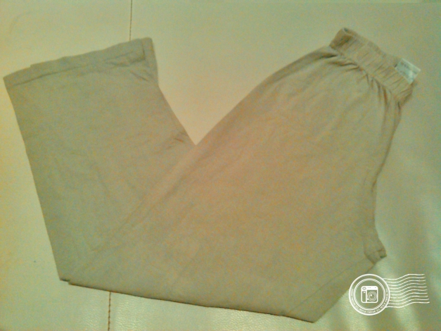 Jungen Pyjama Hose Gr. 140 hellgrau