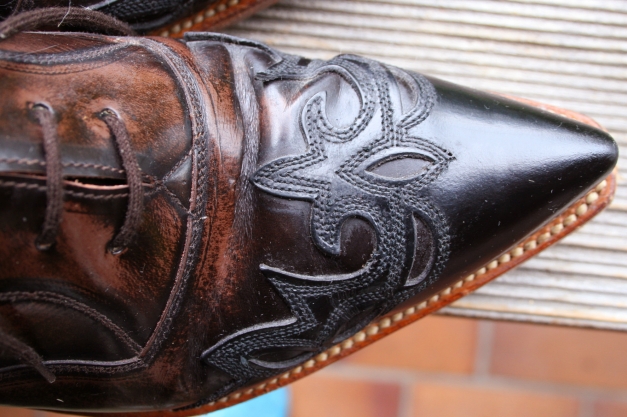 Schnürschuh Westernstyle 43