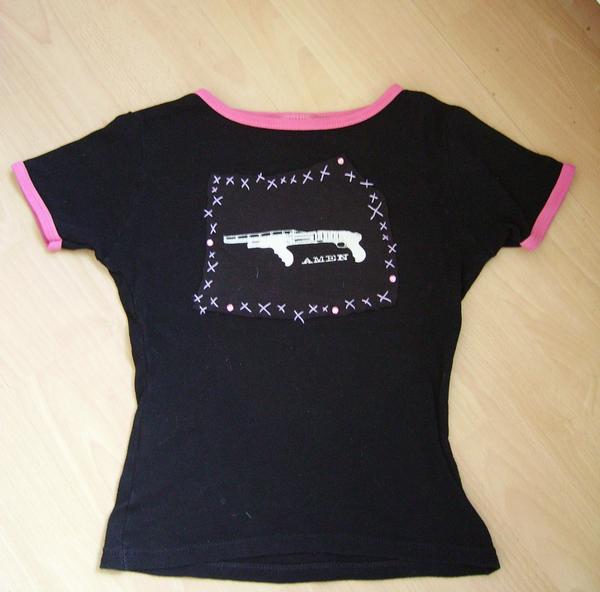Amen-Girlie M - Unikats-Designerteil im Rockstyle!