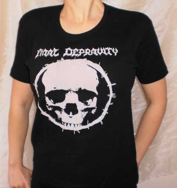Final Depravity – Skull´Totenkopf Motiv-Girlie in M! Metal-Klassiker!