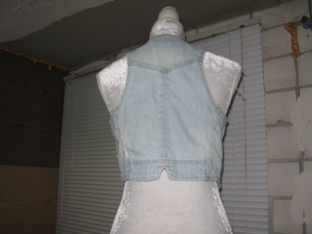 *** Bleached Jeansweste ***