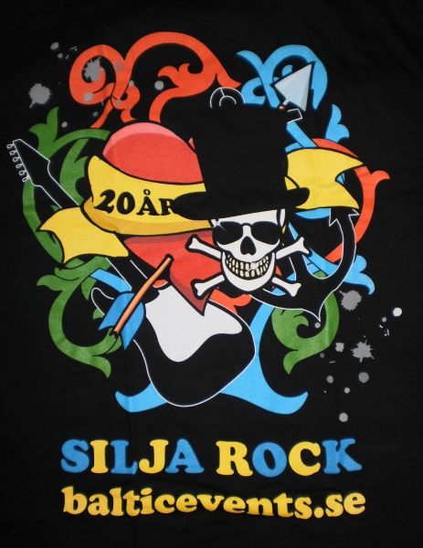 Schweden Finnland Rockshirt: Silja Rock Cruise Merch-Shirt 20 Jahre! Rarer Schatz für Rocker!