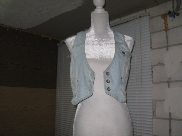 *** Bleached Jeansweste ***