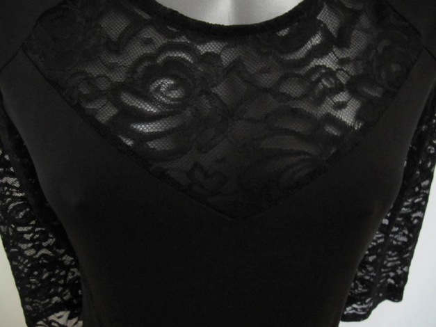 Tolles schwarzes Kleid mit Spitze festlich Abiball Sylvester Weihnachten