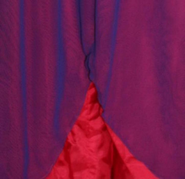 Abendkleid Neckholder lila pink Gr. 38