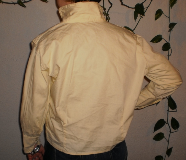 Gelbe 80er-Original Blusenjacke Stockholm-Style! / BTC Popular