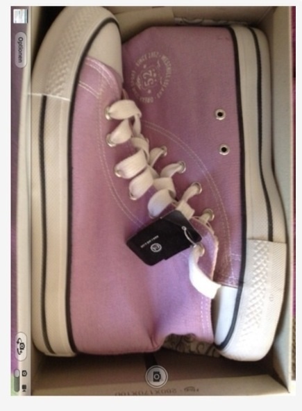 Sneaker Canvas Stoff Turnschuhe flieder, Gr. 38, ungetragen!