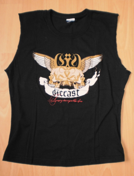 Diecast-Bandshirt mit Totenköpfen! Super Printquali im Tattoostyle!