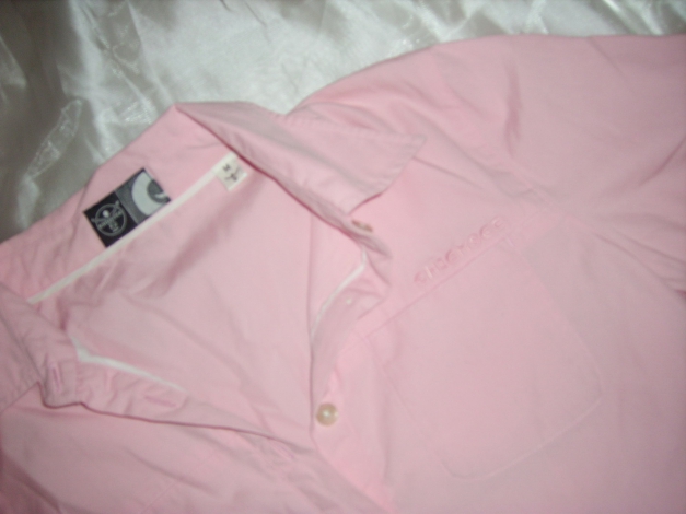 Chiemsee-Kurzarm-Bluse in rosa - elegant und sportlich!