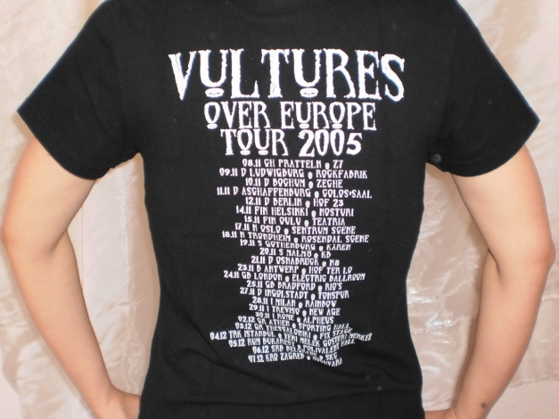 Deathchain-Shirt – Vultures over Europe Tour 2005 Girlie S