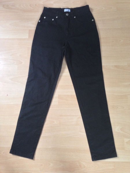 Versace Classic V2 Jeans in Schwarz! Vintage Retro Klassiker schwarze Röhre