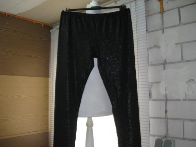 *** Edle Leggings ~ Silber ~ Glänzend ***