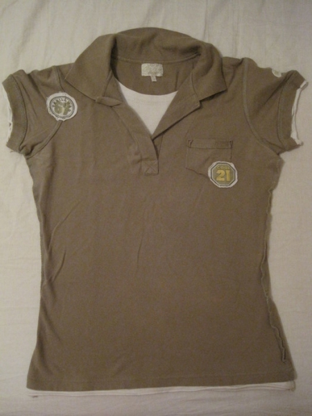 Polo Shirt - Nice Concept Größe M, khaki