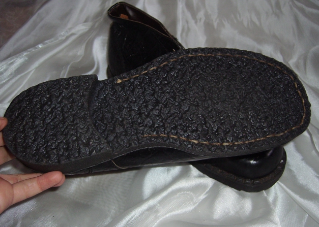 Vintage Männerschuh handgemacht! Echte Antik-Rarität mit Fütterung!