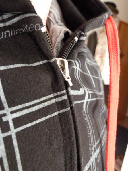 Jacke - Größe M - Männer - Unlimited - schwarz / weiß / rot