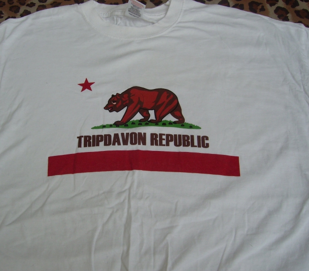 Tripdavon-Kultrock Bandshirt aus California! Tourshirt in XL!