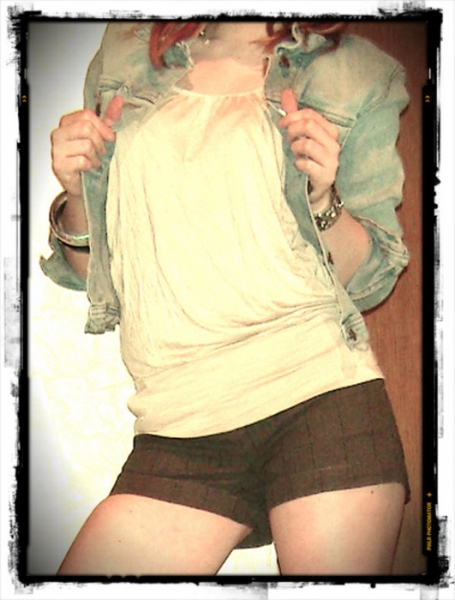 Karierte Shorts, Hotpants, khaki, Laura Scott, Gr. 32