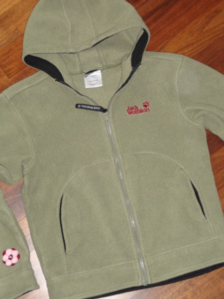 Jack Wolfskin Family~*Fleecejacke mit Kapuze~*Gr. 152 ~* Nanuk ~* Jacke ~* braun ~* atmungsaktiv ~*