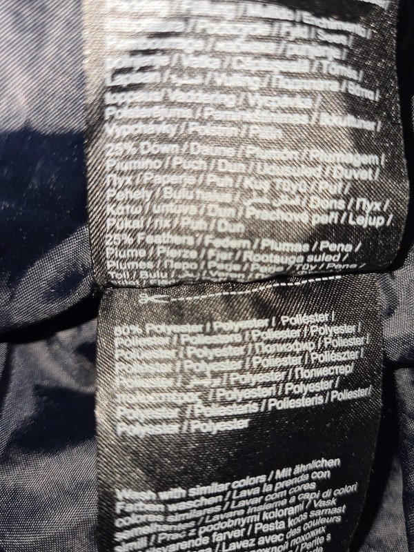 DaunenMantel DaunenJacke YAS Gr. L Winter Jacke schwarz Daunen Mantel