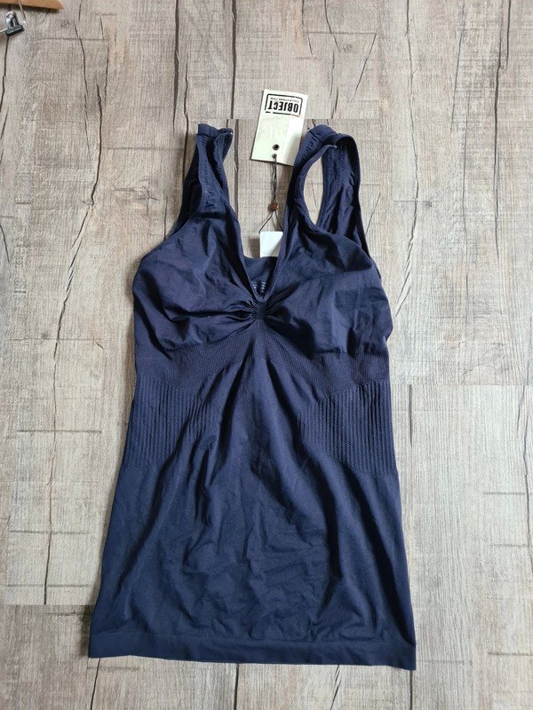 Slimming body shapper Top marineblau Gr. M/L Object 