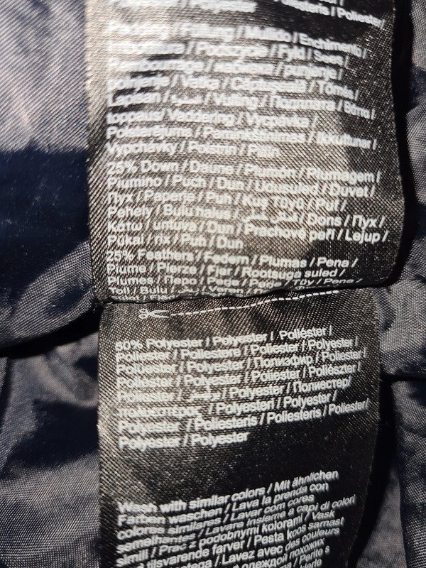 DaunenMantel DaunenJacke YAS Gr. L Winter Jacke schwarz Daunen Mantel
