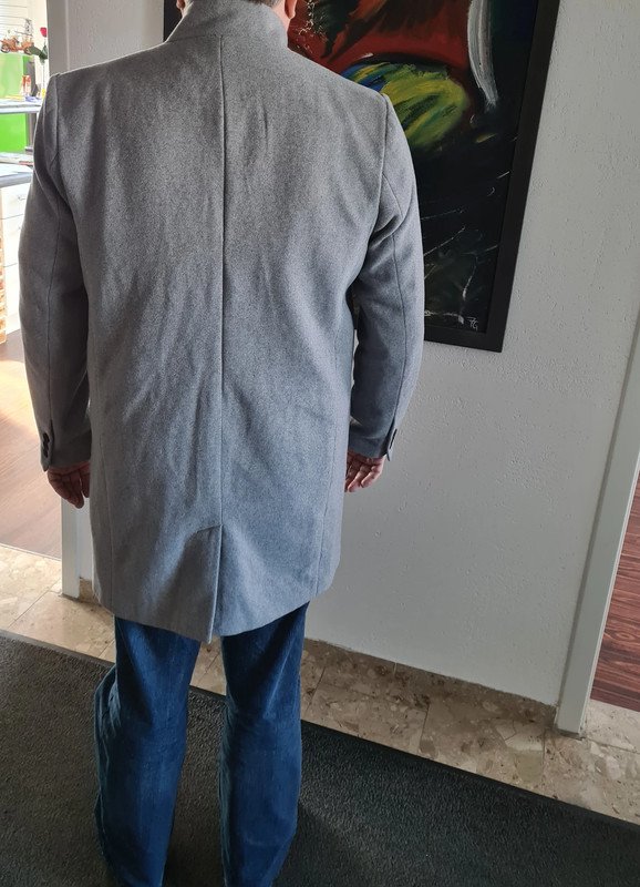 Mantel Only & Sons Gr. XXL / 54 grau