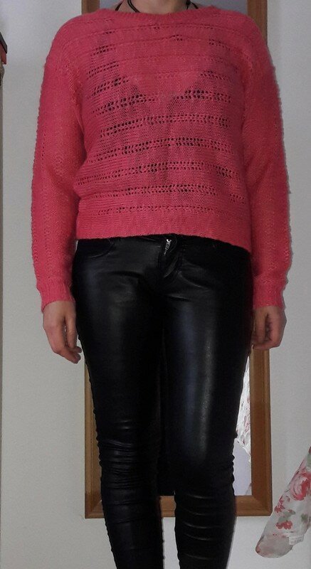 Oversize Pullover Vila Rosa Pink Gr. L Neu 35,€