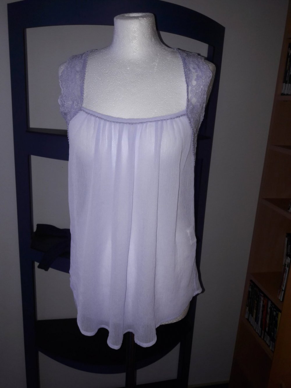 Schönes Top Bluse Shirt Vila Gr. S 36 NEU T-Shirt Büro leicht transparent